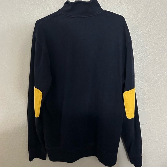 IZOD 1/4 Zip Logo Elbow Patch XL Sweater. - Picture 4 of 8